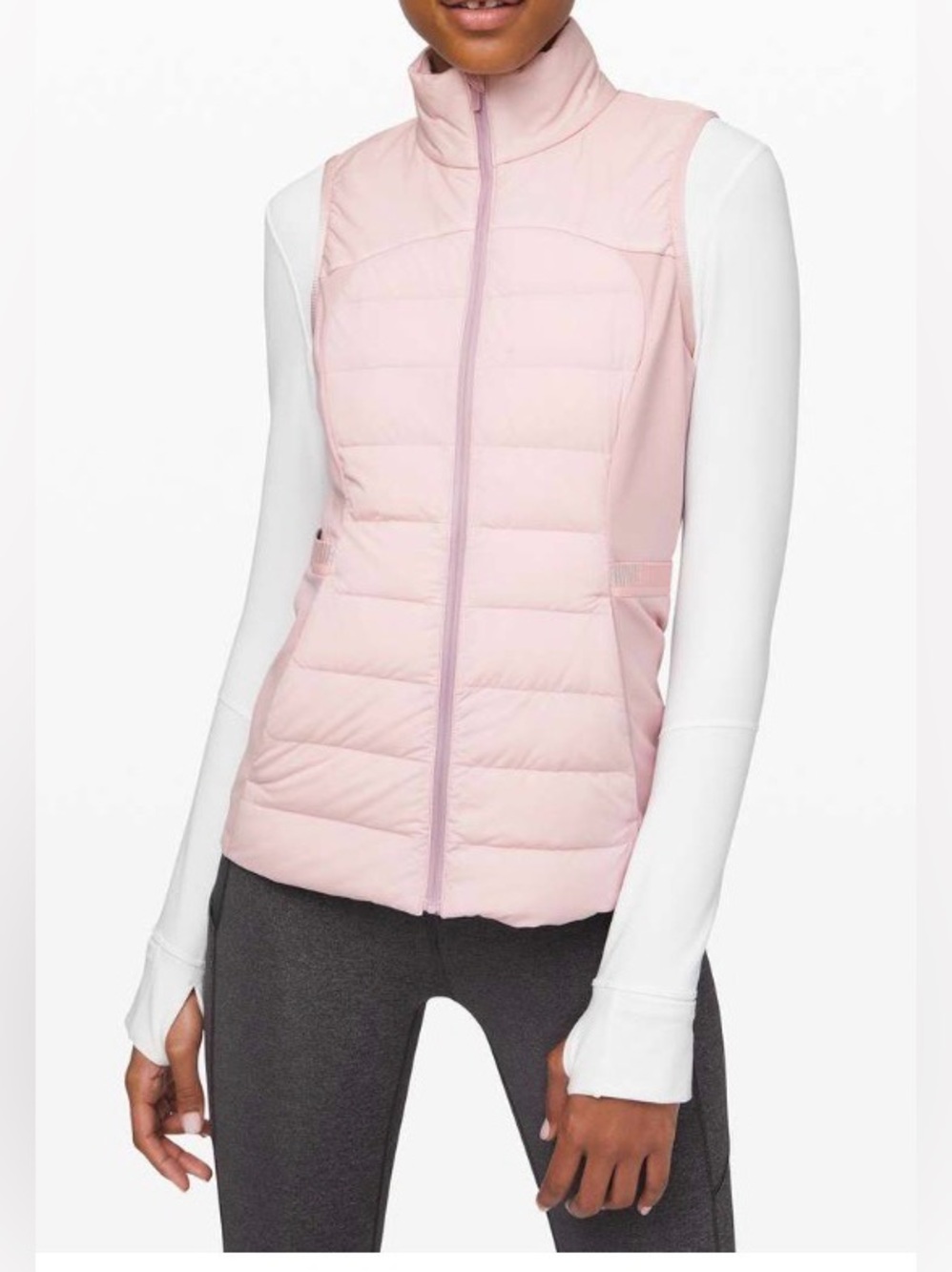 NWOT New Lululemon Down For It All Vest Porcelain Pink